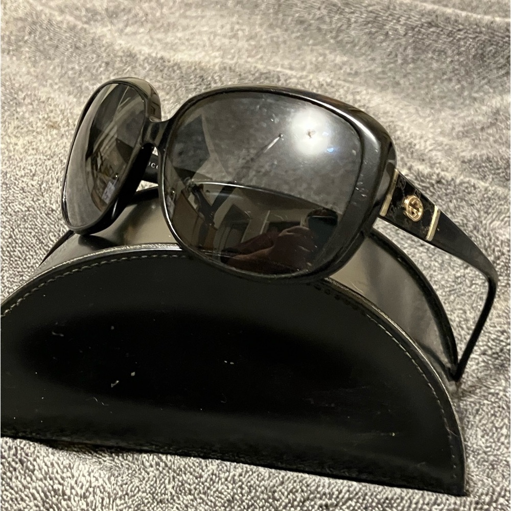 Gucci PRESCRIPTION Sunglasses  GG 3125 S Women's Black Oversized Butterfly